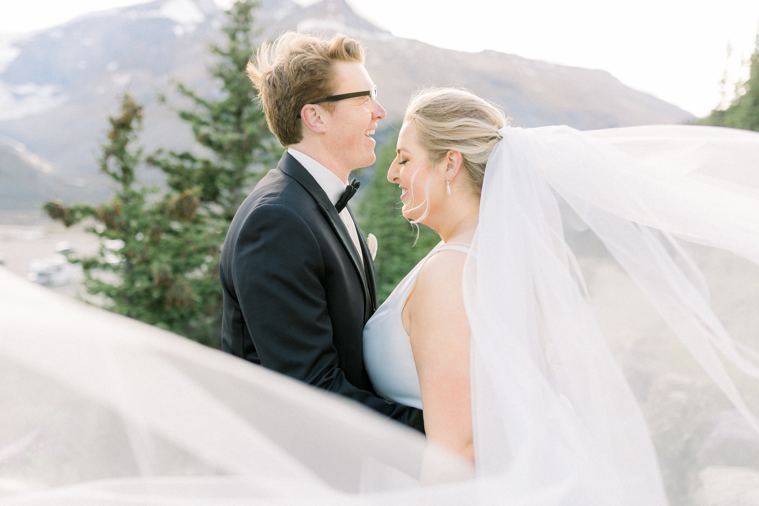 Miranda + Ryley // A Stunning Mountain Wedding at Glacier View Lodge