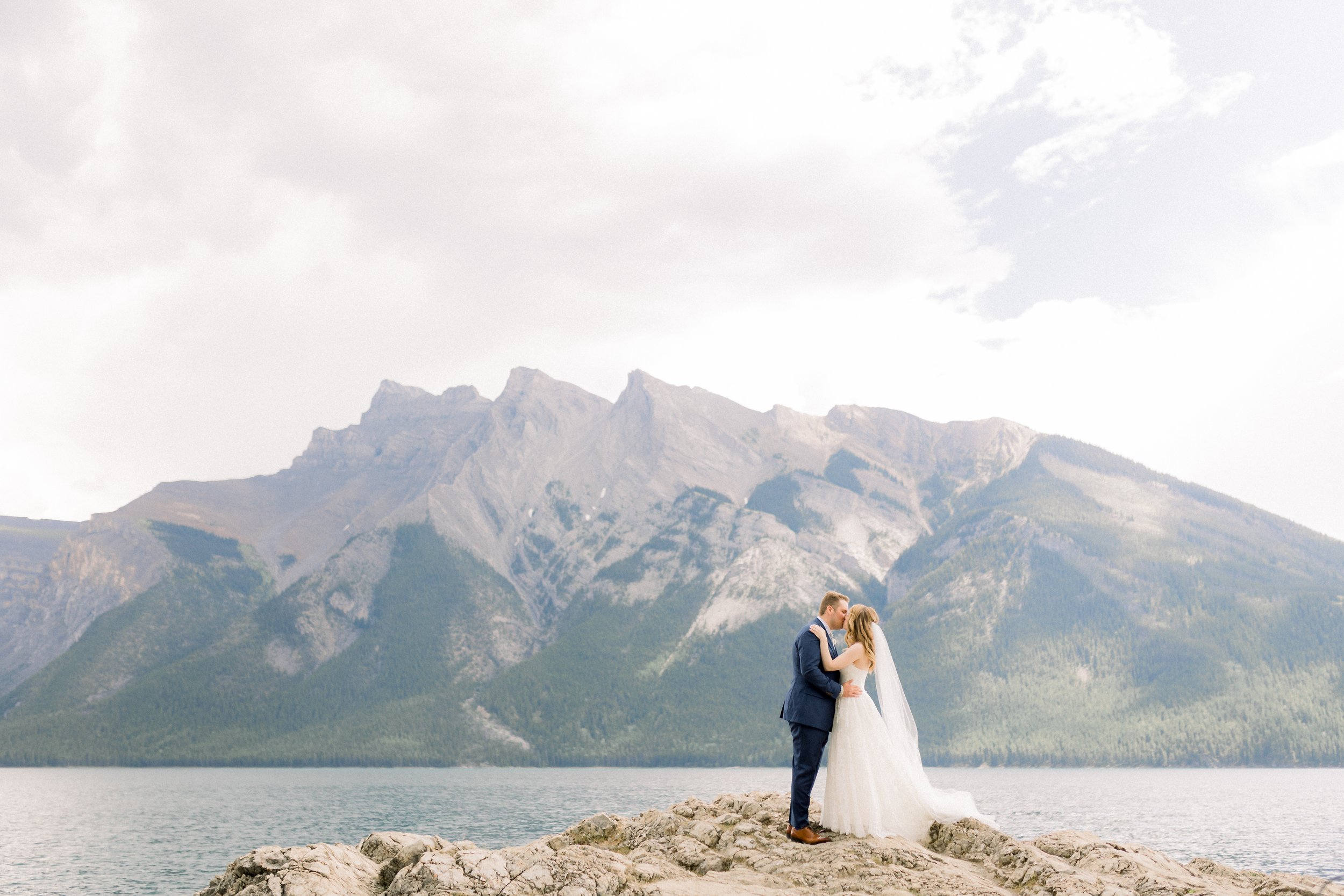Sydney + John // A Beautiful Summer Wedding At Mount Norquay, Banff
